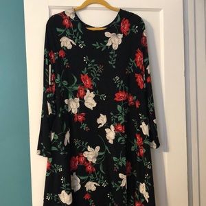 Old Navy swing dress floral print
